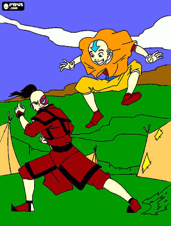 Avatar The last Airbender By: Laura :) coloring page