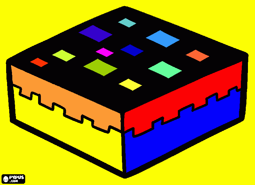 awesome box you colored coloring page