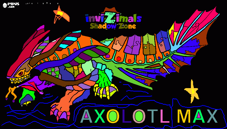 Axoltyl coloring page