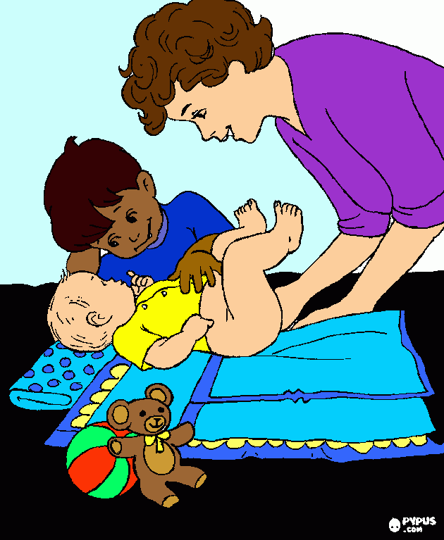baby pic3 coloring page