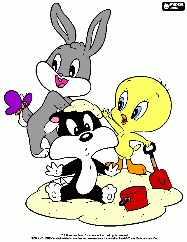 Baby coloring page