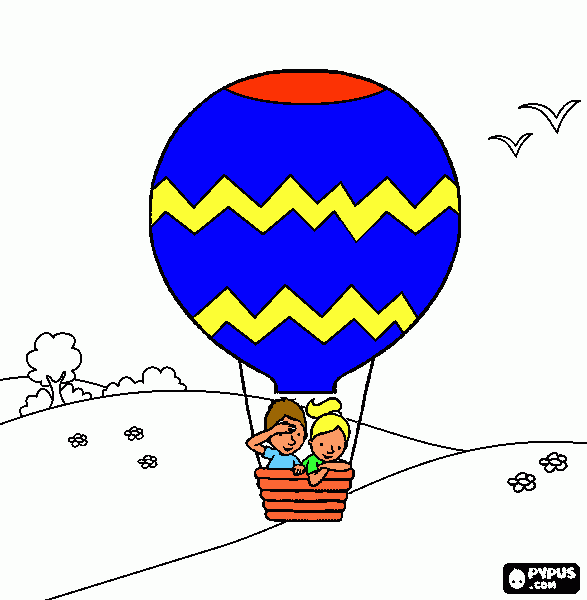 balloon coloring page