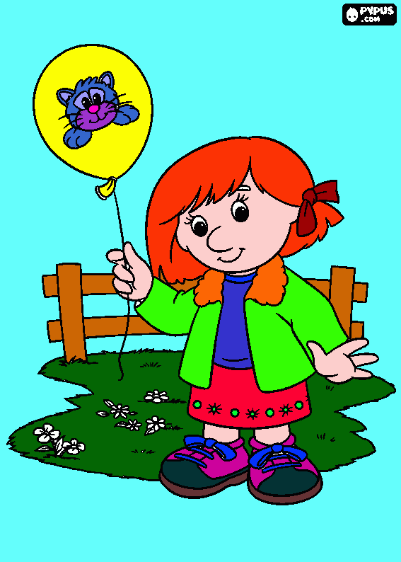 Balon coloring page