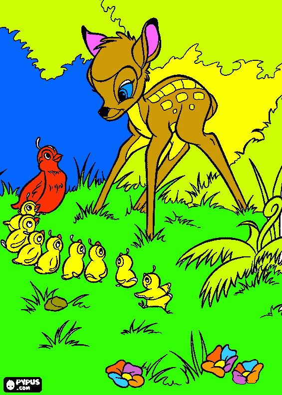 Bambi2 coloring page