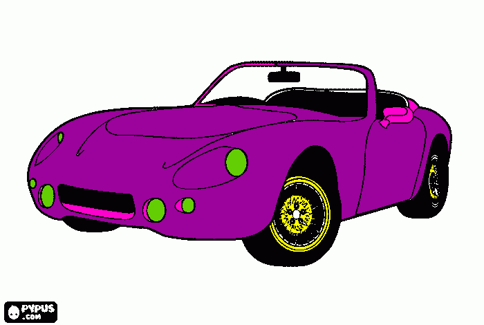 Barbie Car coloring page