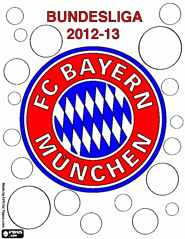 bayern munich coloring page