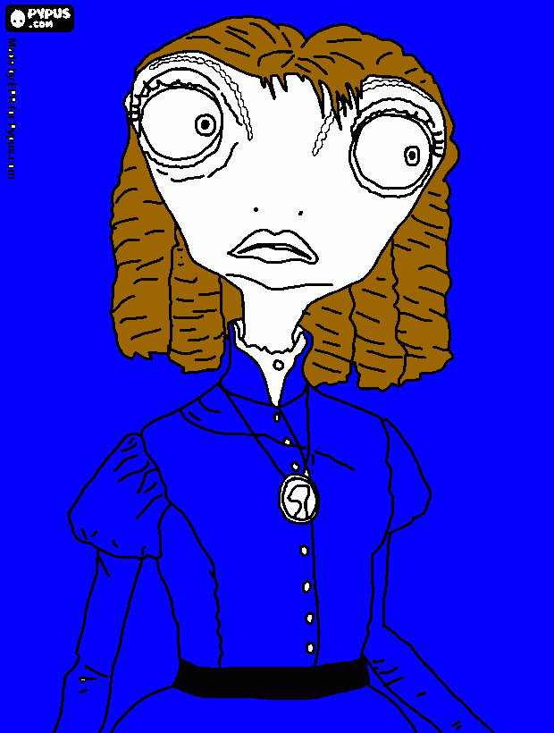 Bean coloring page