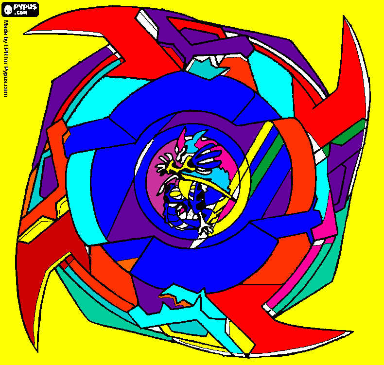beblade coloring page