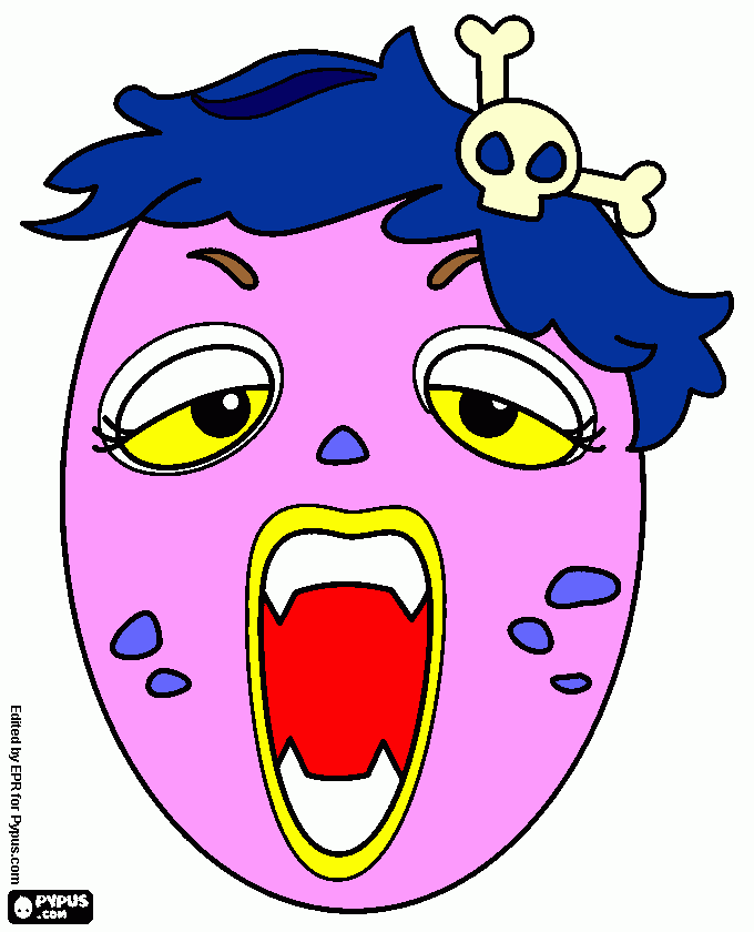 beldor face coloring page