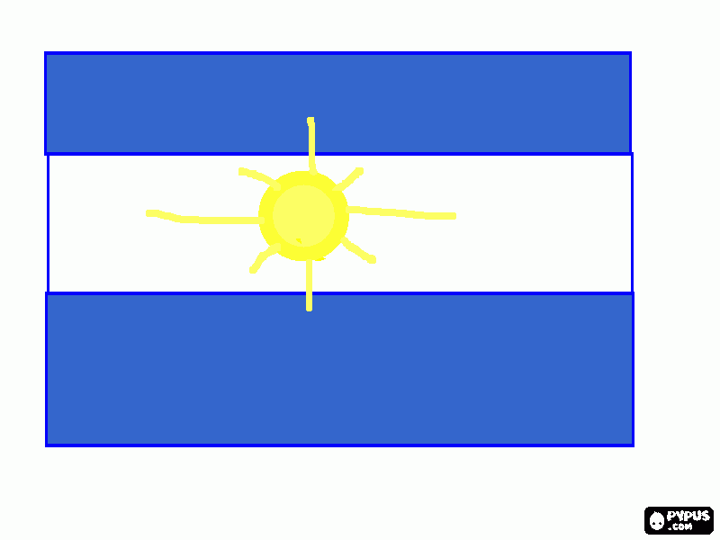 Belgrano coloring page