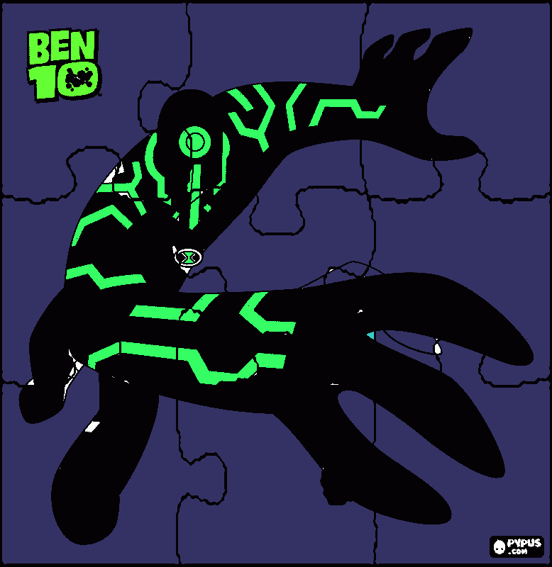 Ben 10 Upgrade coloring page