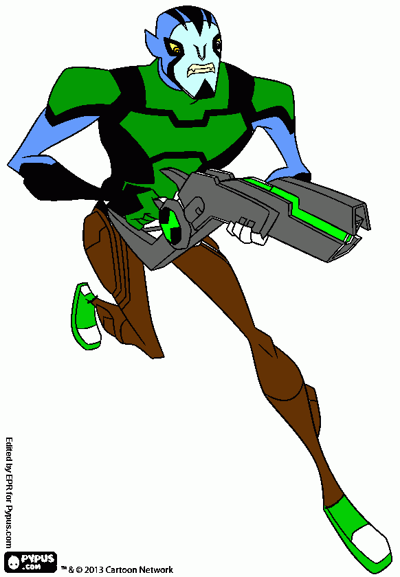 Ben rook coloring page
