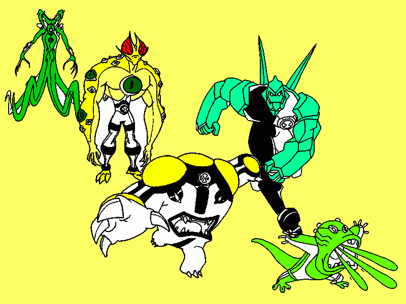 ben10 coloring page