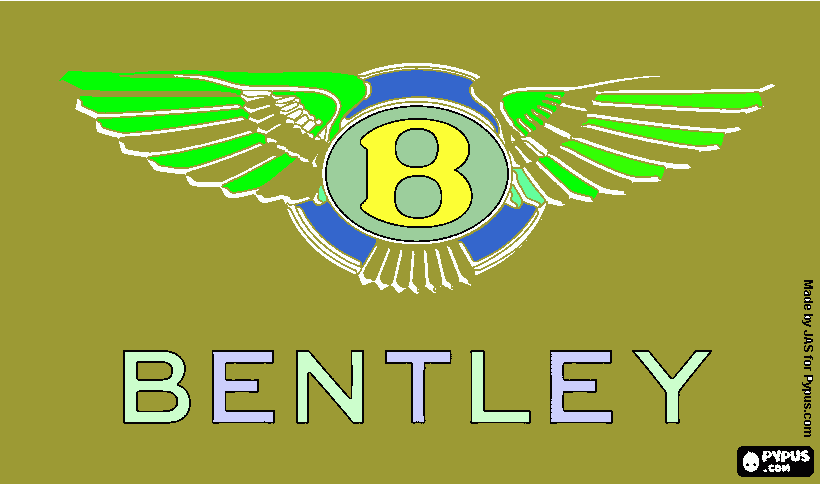 Bentley coloring page coloring page