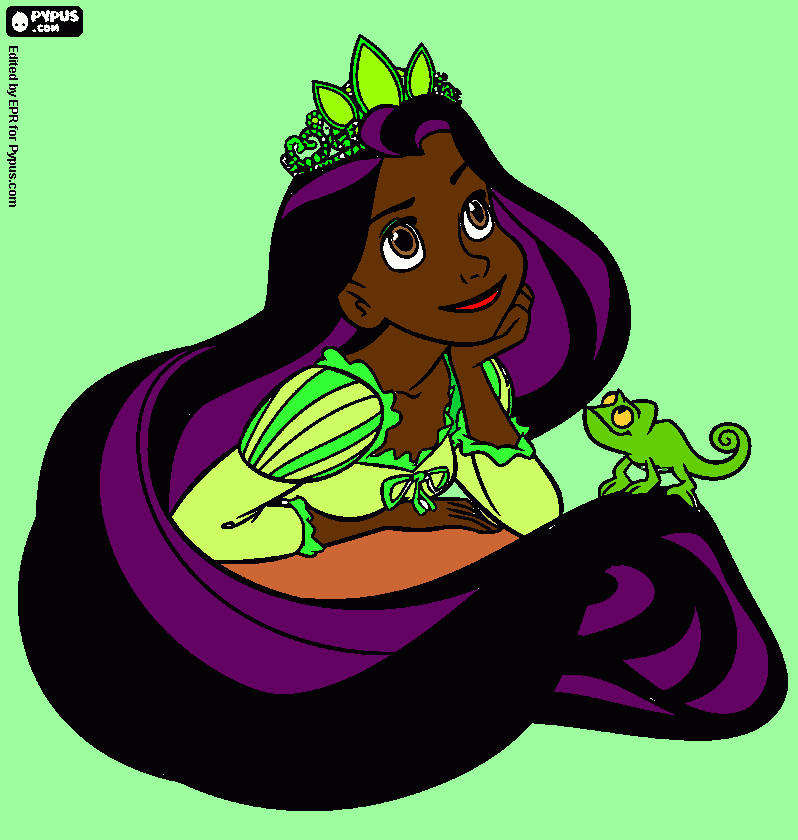 beuty coloring page
