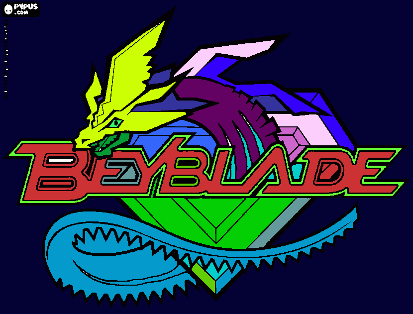beyblades coloring page