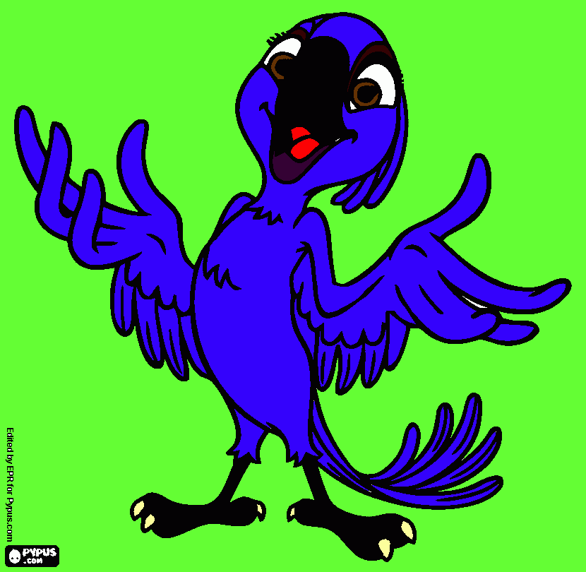 bia rio 2 coloring page