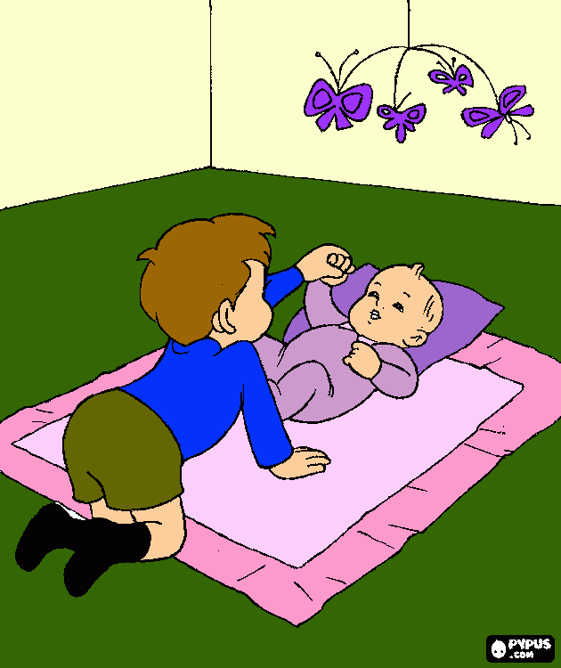 big brother coloring page