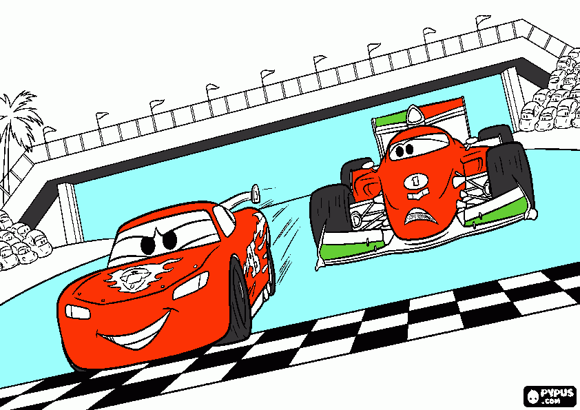 blixten coloring page