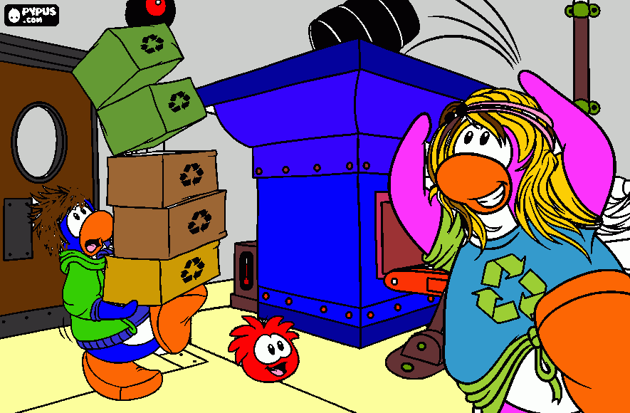 Blue and Unit coloring page
