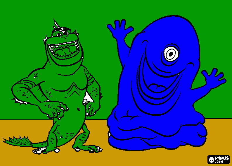 bobas ir zuviazmogis coloring page