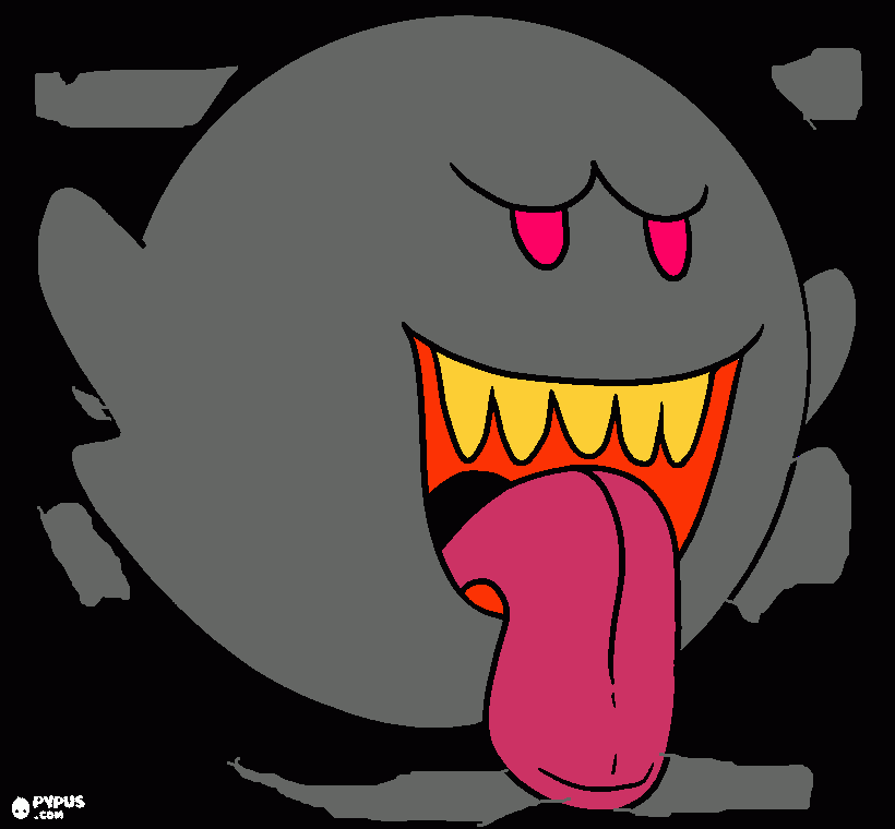boo king coloring page