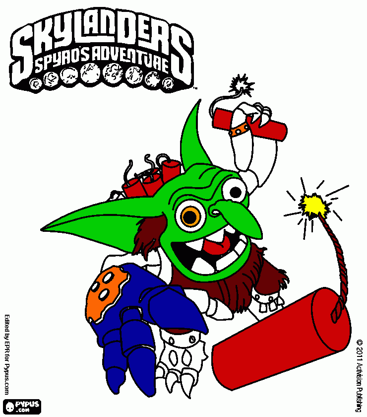BOOM! BANG! coloring page