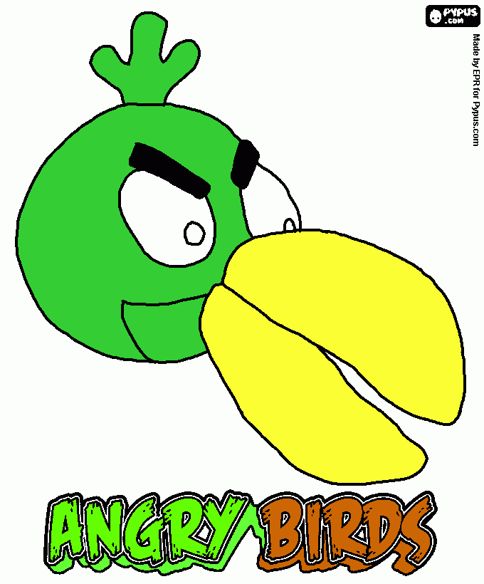 BOOMERANG BIRD coloring page