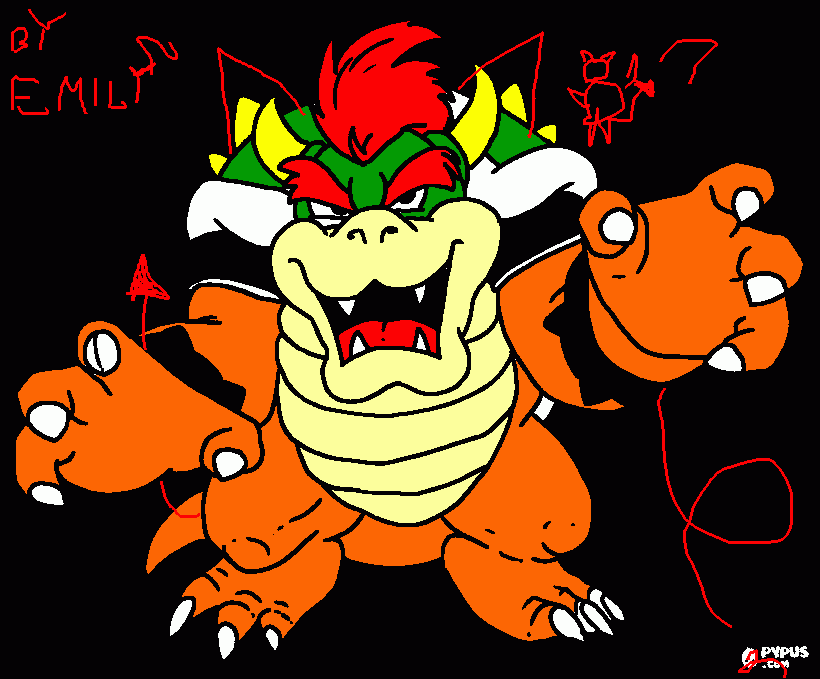 BOWSER coloring page