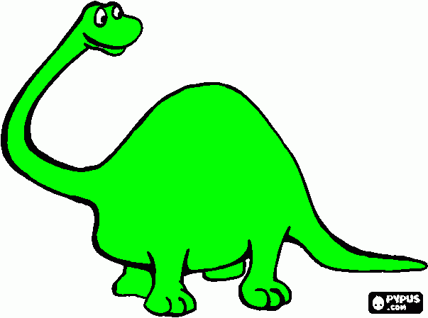 Brachiosaurus coloring page