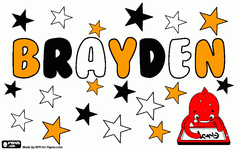bray coloring page