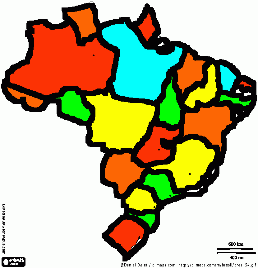 Brazil  coloring page
