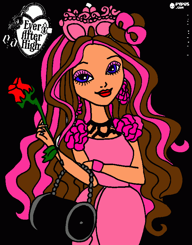 briar beauty coloring page
