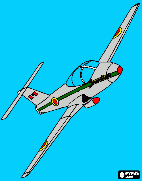 british spitfire coloring page