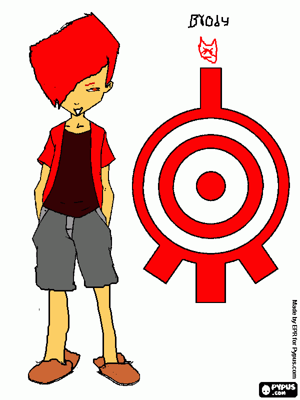 Brody Streaker (1998) coloring page