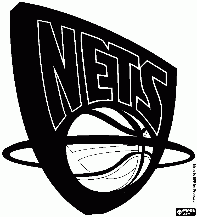 brooklyn nets coloring page