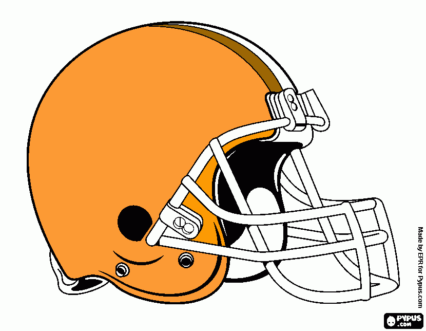 browns  coloring page