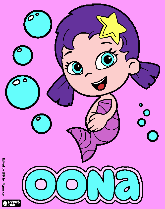 bubble guppies2 coloring page