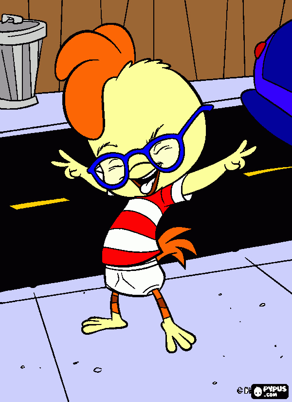 bubby chicken nugget coloring page