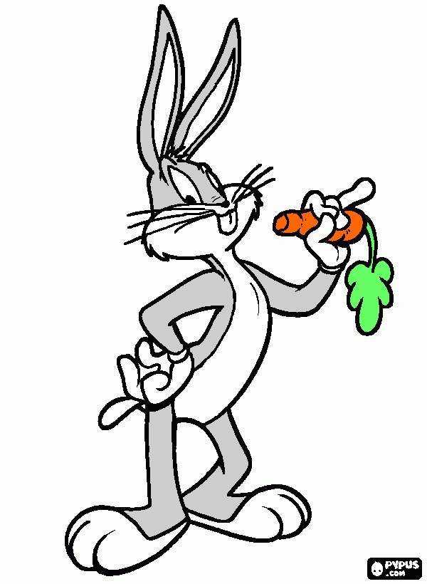 BUGS BUNNY coloring page