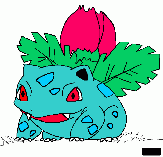 bulbosaur coloring page