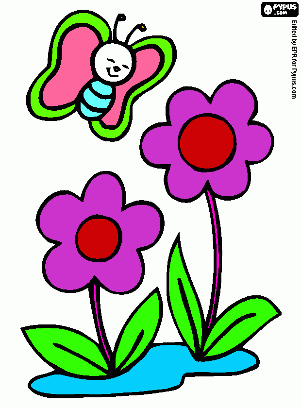butterfly for you coloring page