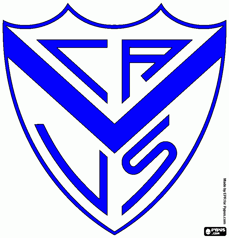 CA Velez S. coloring page
