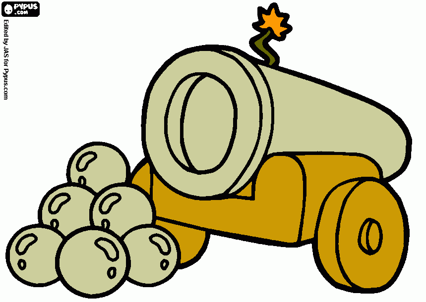 canon coloring page