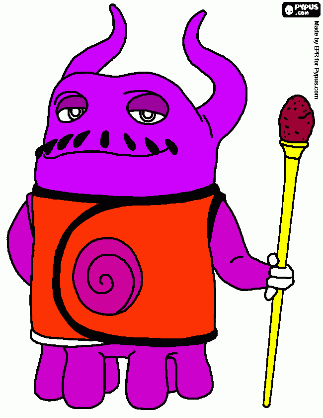 captain smeck  coloring page
