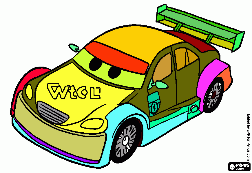 car2 coloring page