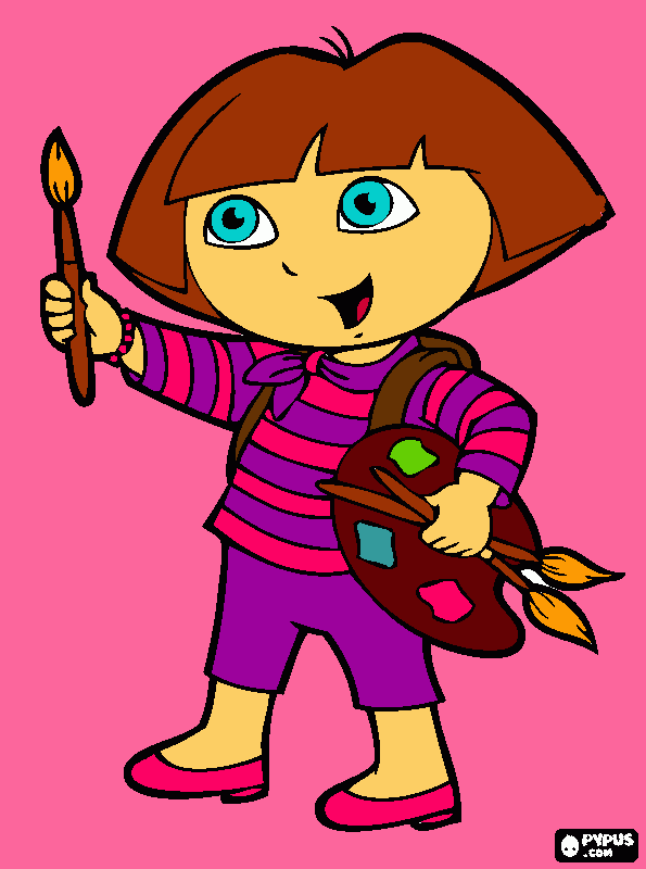 carla coloring page