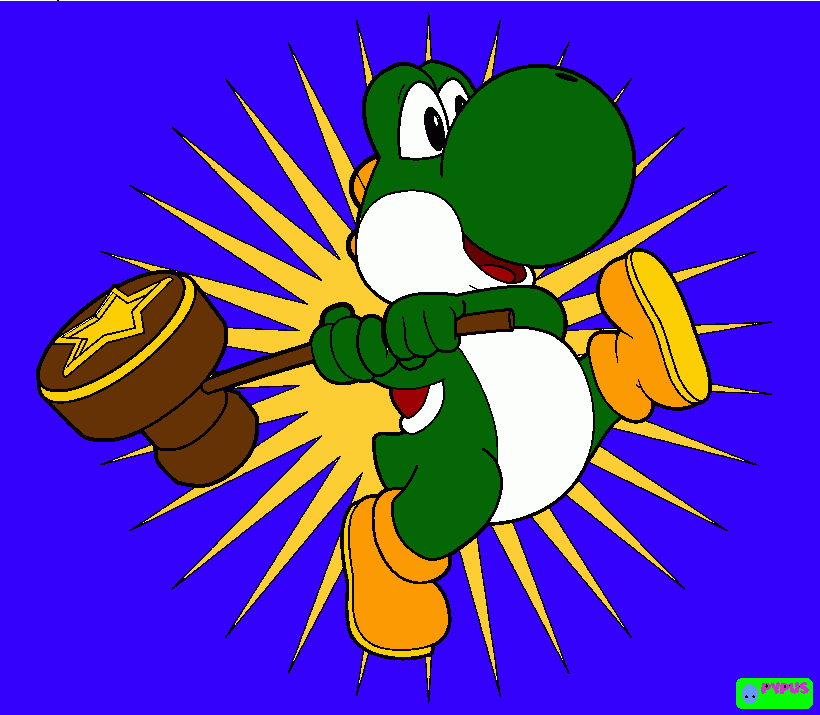 Cas Mario Drawing coloring page