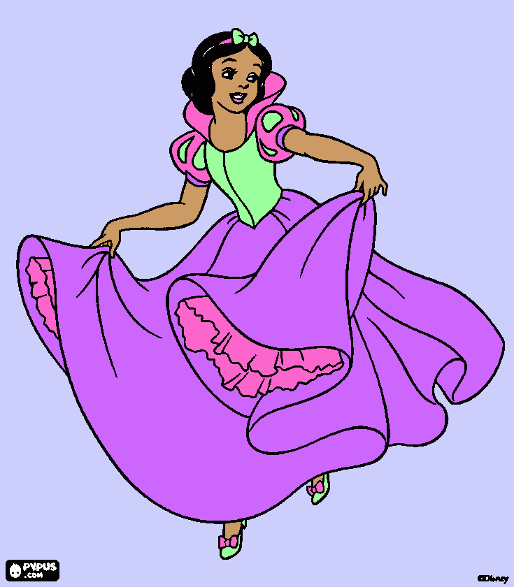 Cassies painting coloring page