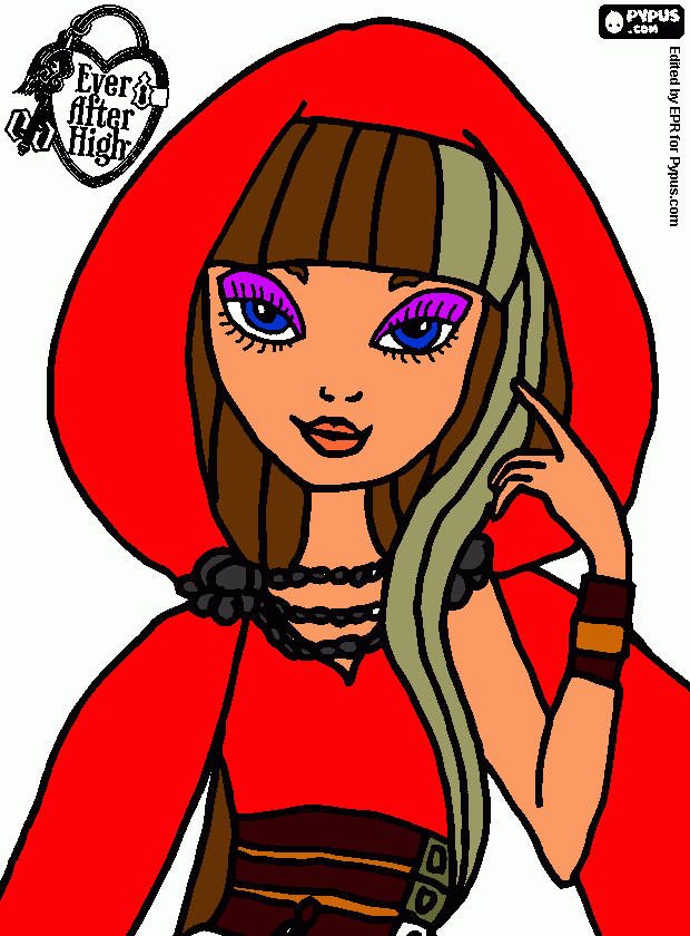 cerise coloring page